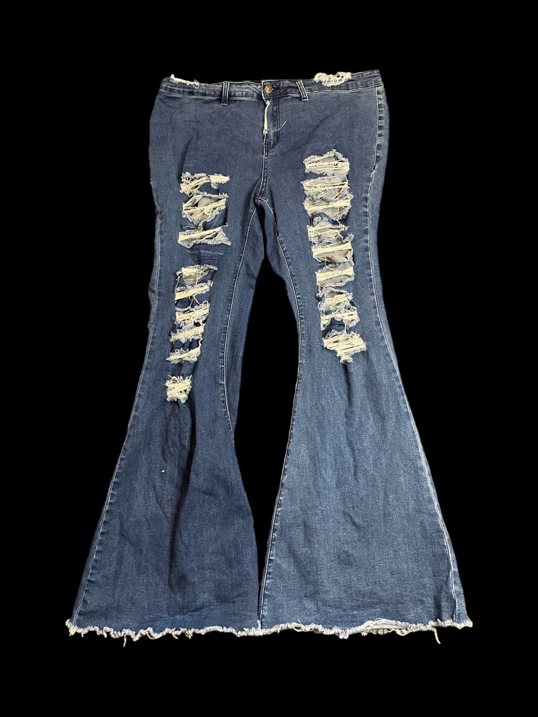 Witch Bitch Thrift High-Waisted Distressed Jeans