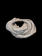 Load image into Gallery viewer, Beige knit infinity scarf
